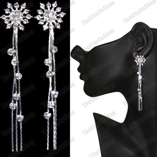 Clip long snowflake - 3"long,