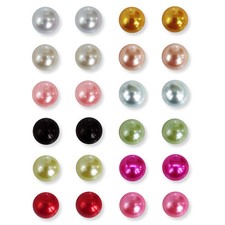 14mm Faux Half Pearl Stud or