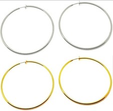Hoop Clip On Gold Clip On