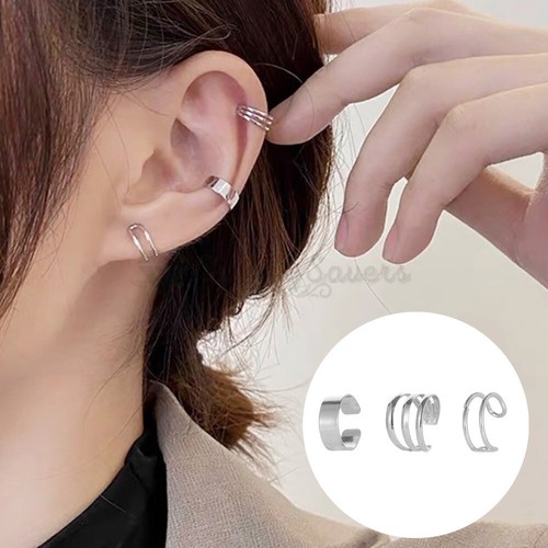 Shaped ear cuff 3pcs - cuff,