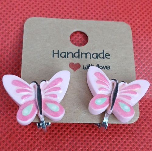 Handmade butterfly clip - handmade, clip-on