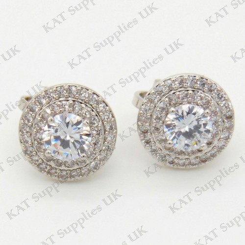 Clip earrings crystal - earrings,
