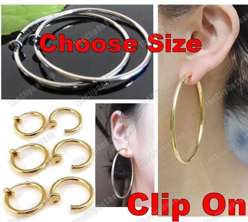 Clip fake hoops gold - fake,