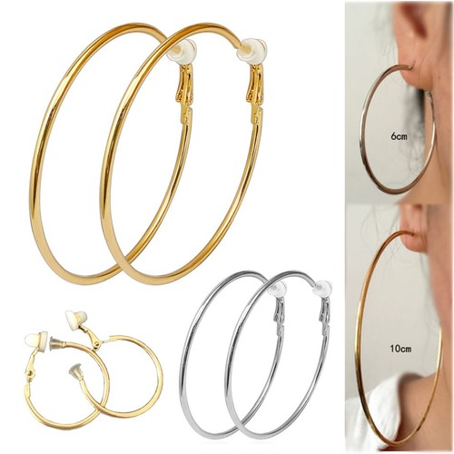 Pair clip on hoop - a,