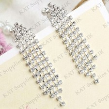 Clip On Earrings Diamante