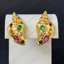 Mogul Earrings Clip On Matt