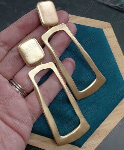 Clip retro large hoop - on,