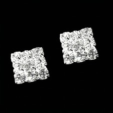 CLIP ON Earrings Crystal